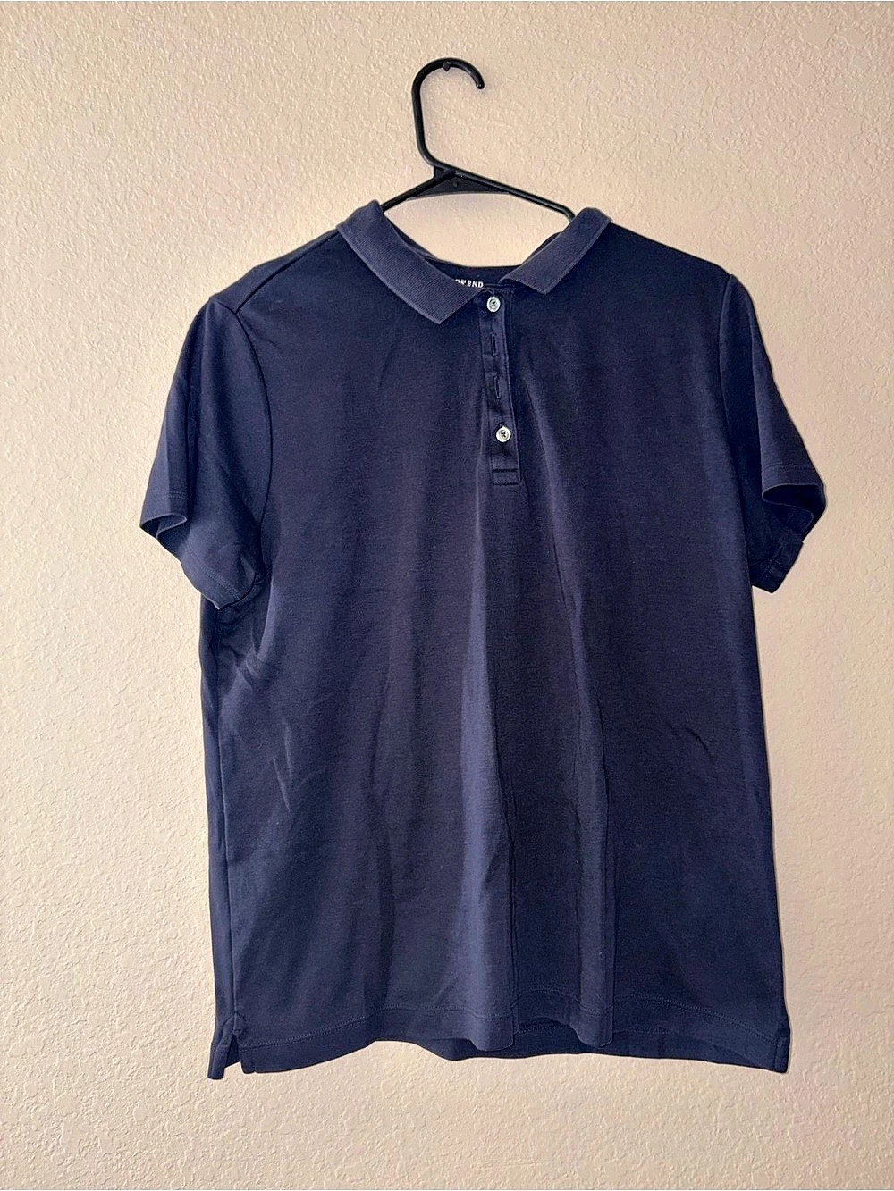 Lands' End Short Sleeve Polo Shirt Men's